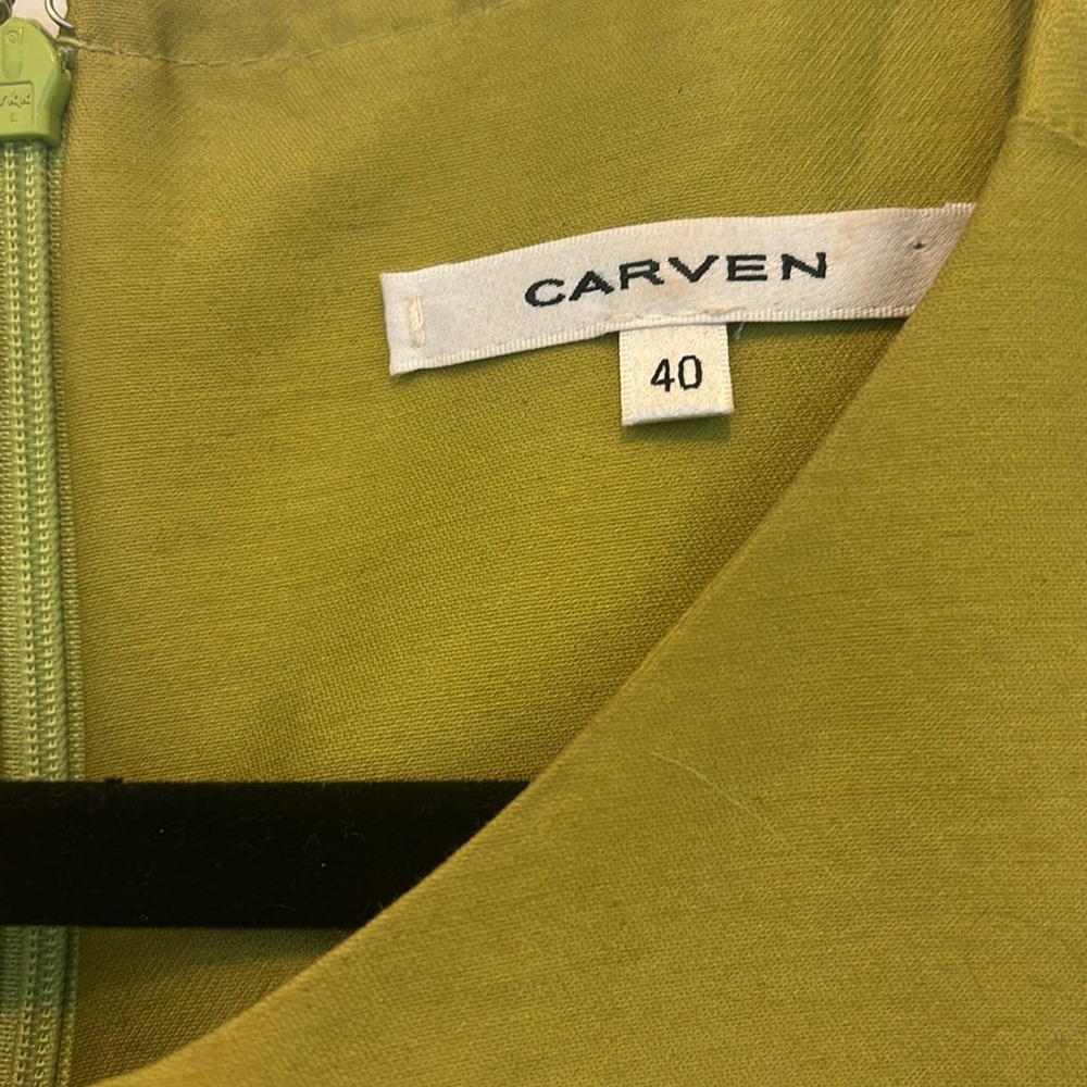 Craven Cotton & Silk stunning green size 40 dress - Picture 3 of 6